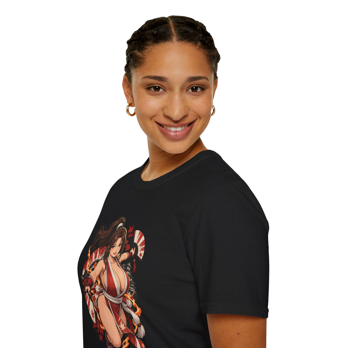 Mai Shiranui | Fatal Fury | Anime Style Pin up Girl Warrior T-Shirt