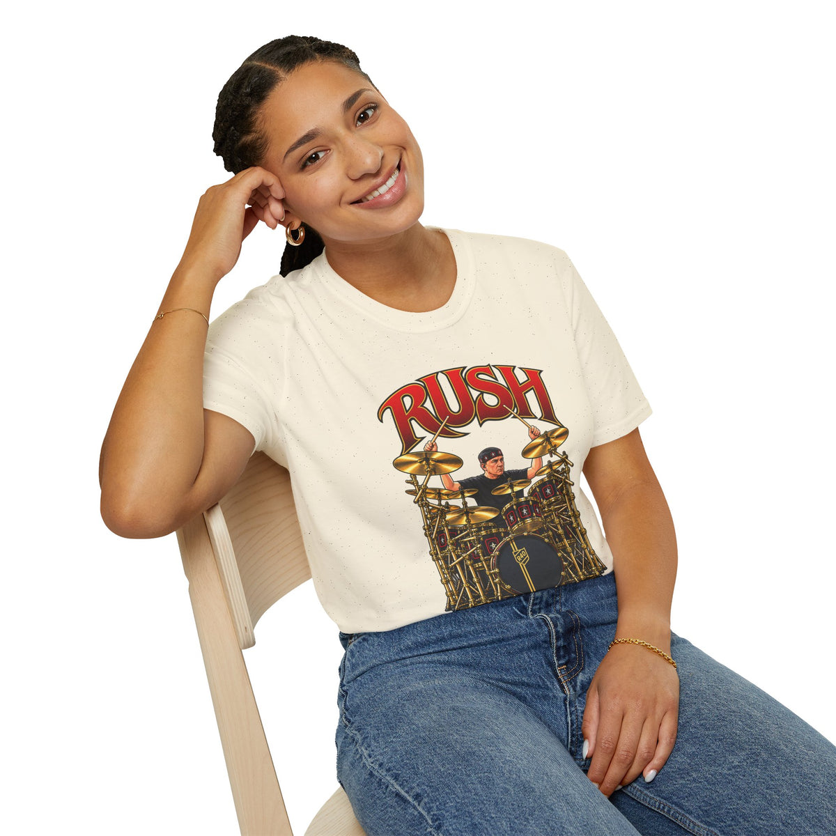 Rush | Neil Peart Drum Solo | Prog Rock Drummer Graphic T-Shirt
