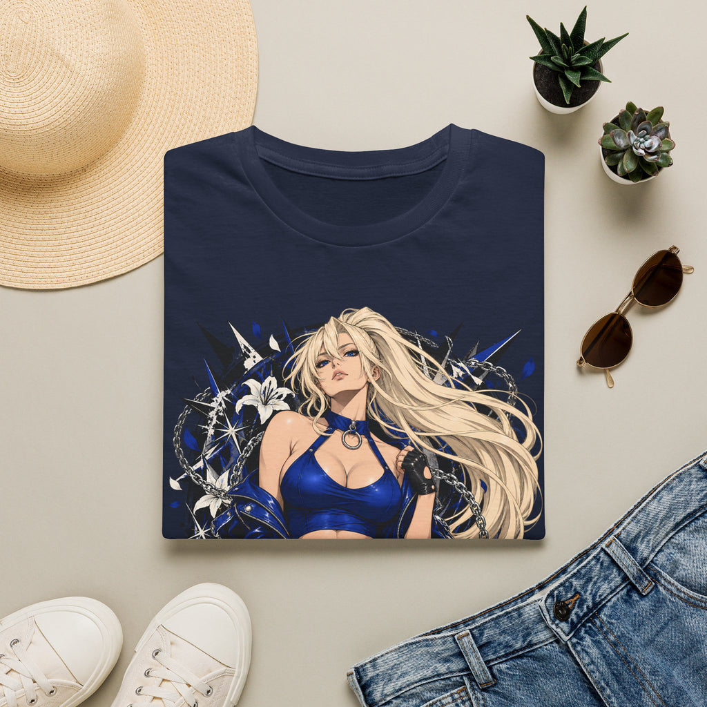 Electric Girl | Japanese Anime | Blonde Bombshell Pin Up Graphic Shirt