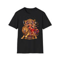 Durga Hindu Goddess T-Shirt, Lion Warrior Goddess Illustration