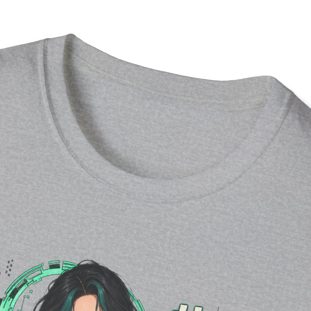 Jade | Sexy Anime Pin Up Girl | Waifu Graphic T‑Shirt