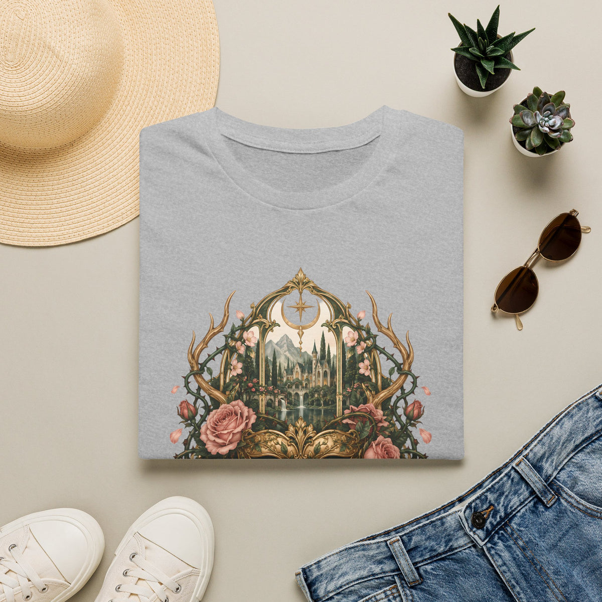Spring Court | ACOTAR Book Floral Masquerade T-Shirt
