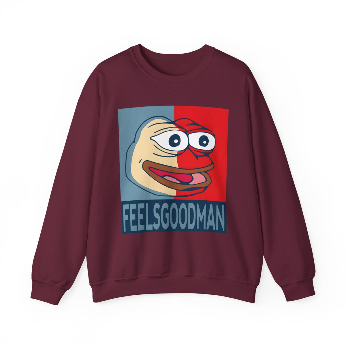FeelsGoodMan Sweatshirt - Retro Meme Pepe Crewneck