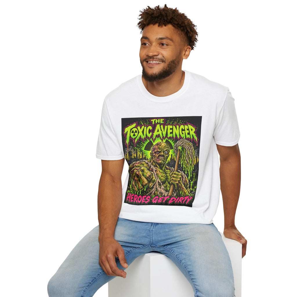 T-Shirt — The Toxic Avenger Graphic Tee (“Heroes Get Dirty”)