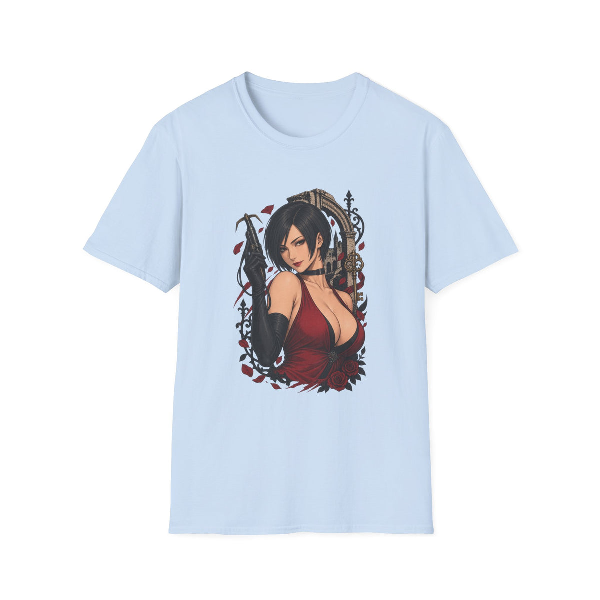 Ada Wong | Residsent Evil Gothic Anime Pin Up Girl T-Shirt