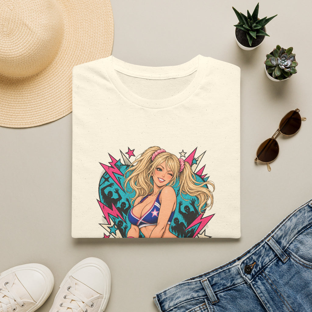 Juliet Starling | Lollipop Chainsaw | Zombie Game | Sexy Pin Up Girl T Shirt