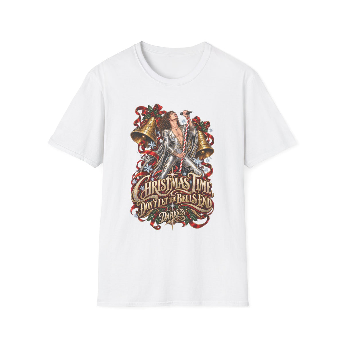 Christmas Time Don't let the Bells End | The Darkness | Christmas Rock T-Shirt