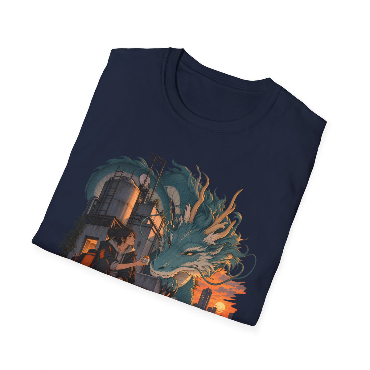 Serpent Cityscape | Urban Japanese Dragon T-Shirt