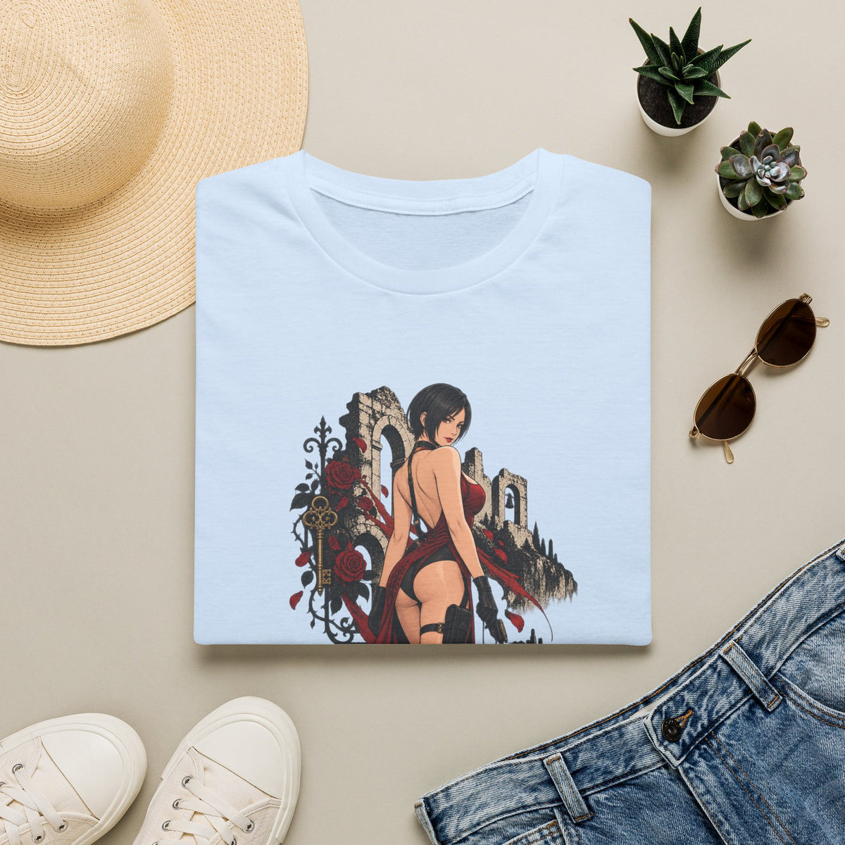 Ada Wong | Resident Evil | Pinup Girl T-Shirt