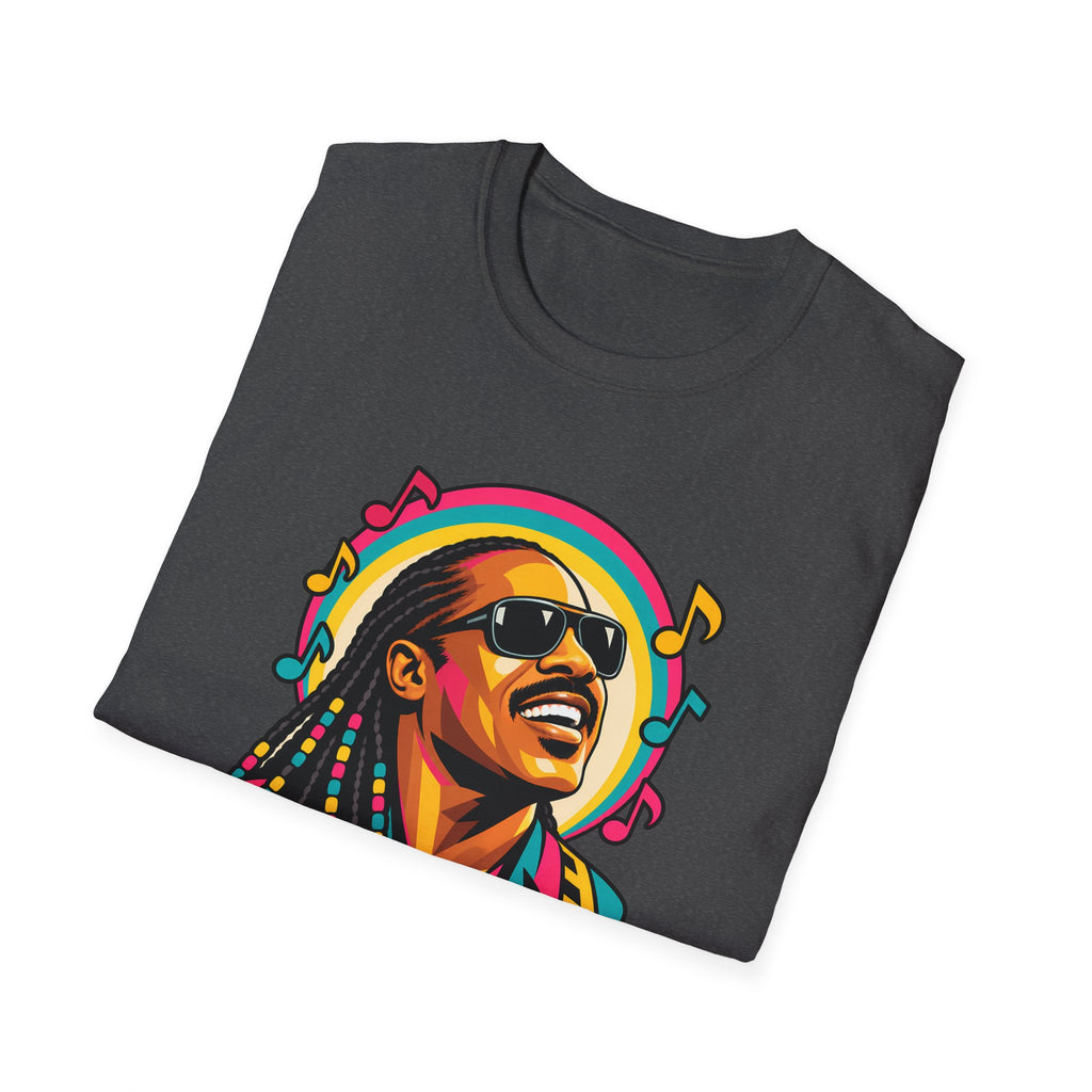 Stevie Wonder Life in Colour Music Legend Portrait T-Shirt