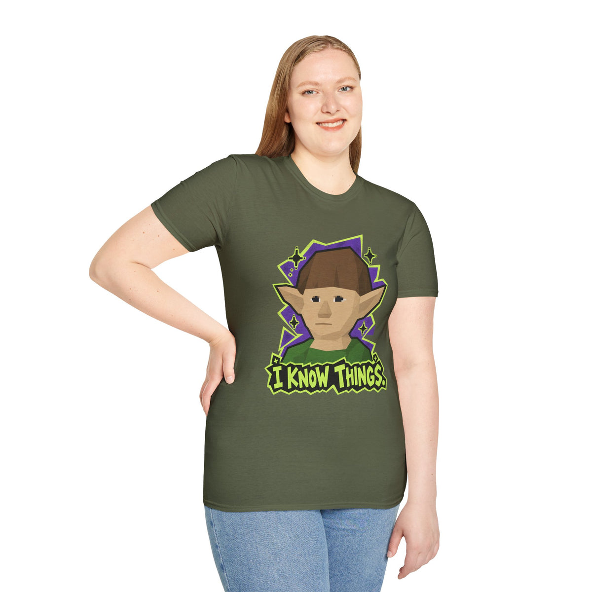 Gnome Child - "I know things" Runescape Inspired T-Shirt