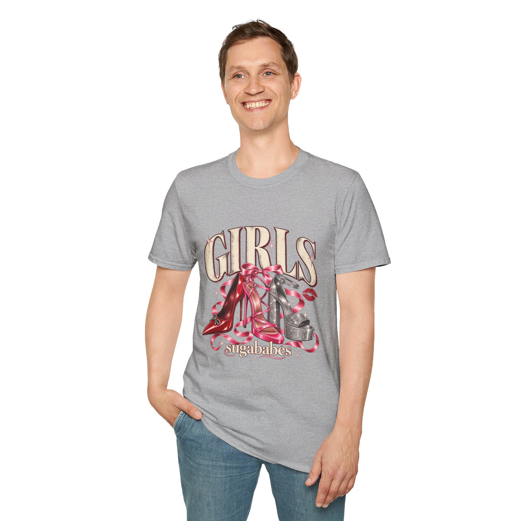 Sugababes |  Red Heels & Ribbons | Girls Night T Shirt