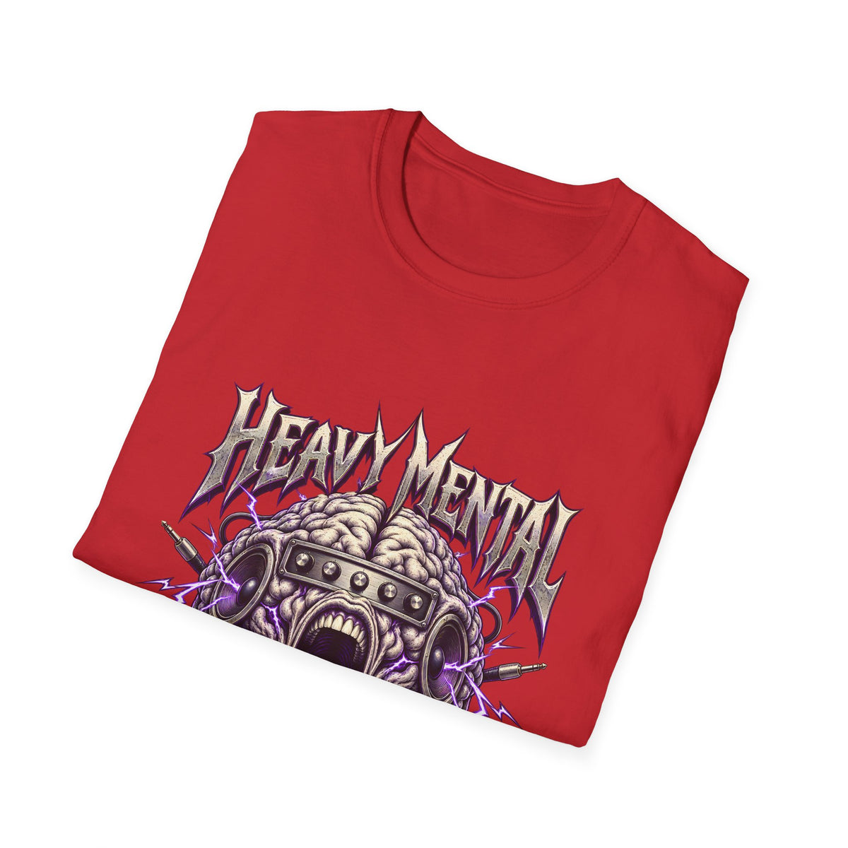Heavy Mental T-Shirt | Live In My Head' Metal Graphic Tee