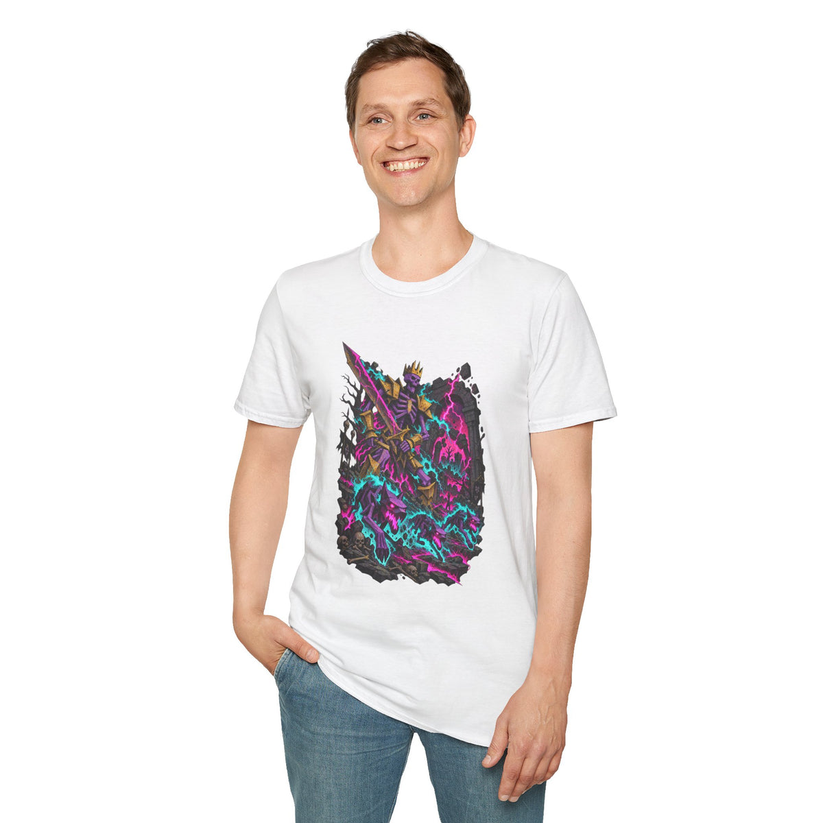 Skeleton Lich King | Final Boss | Gamer Shirt