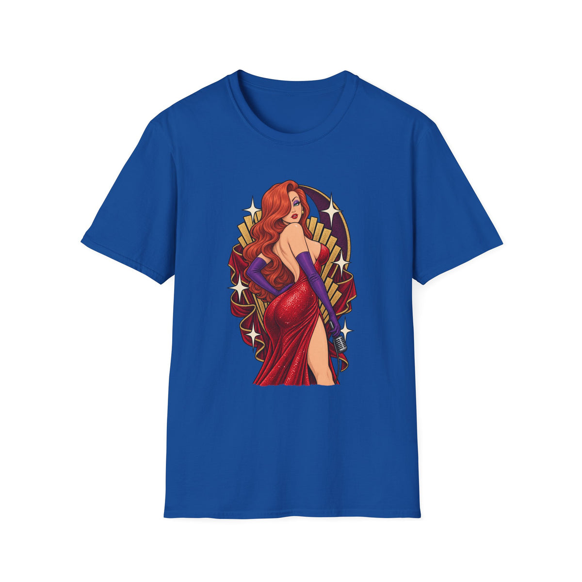 Jessica Rabbit | Looney Tunes Pin Up Style Singer T Shirt