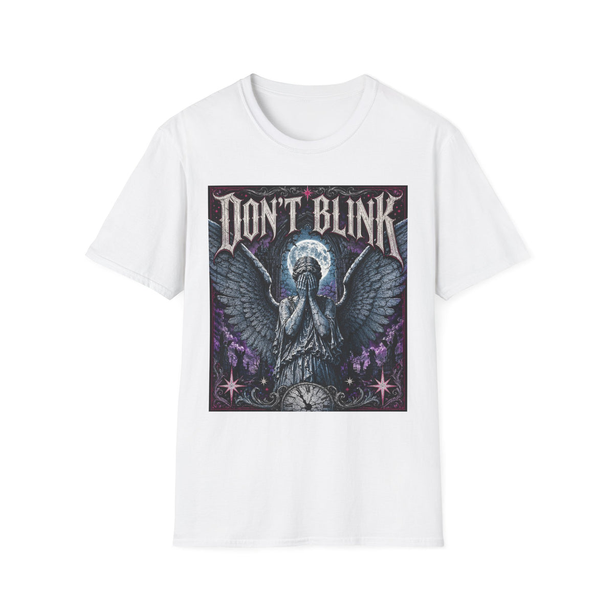 Don't Blink T-Shirt — Gothic Weeping Angel Graphic Tee