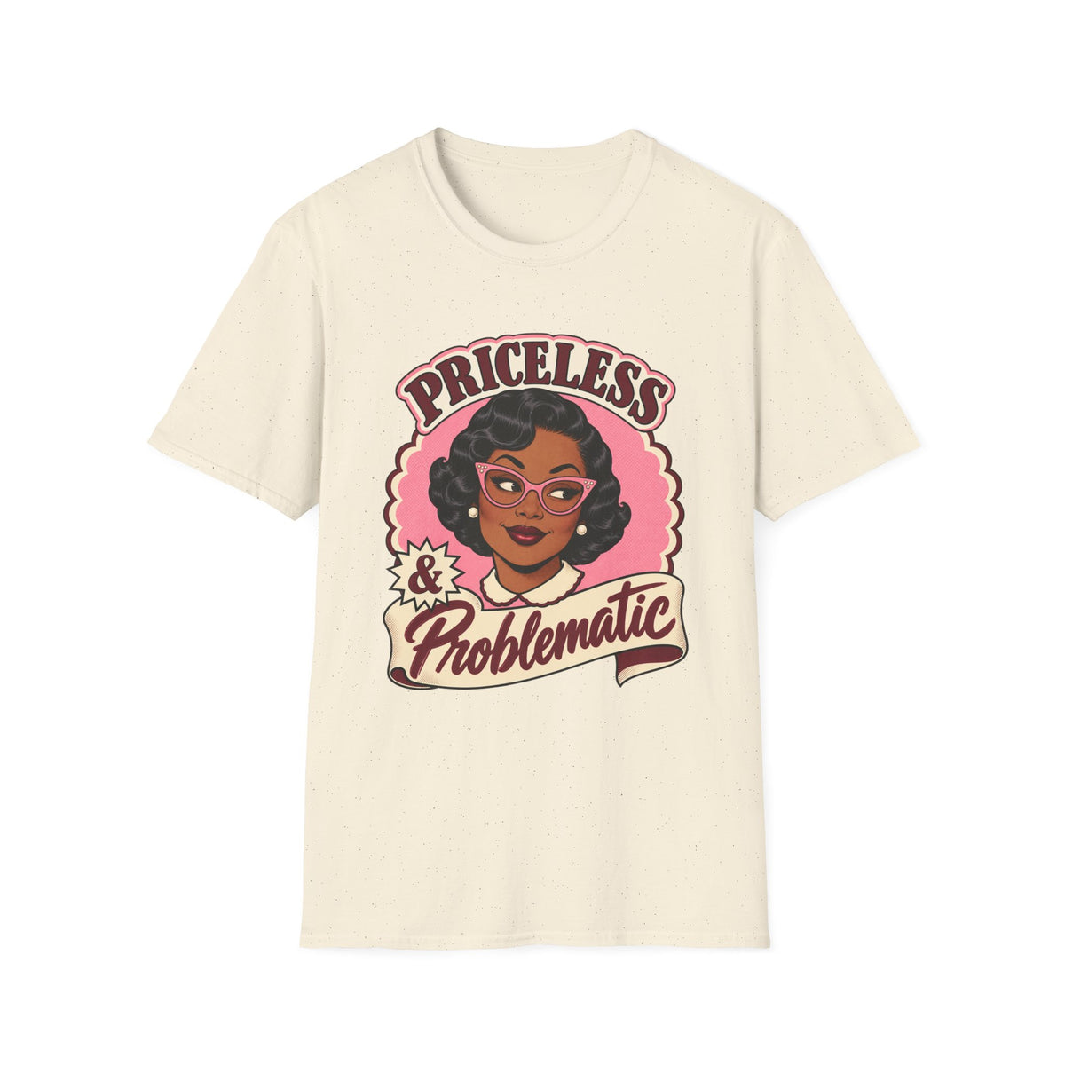 Priceless & Problematic Retro Portrait Tee