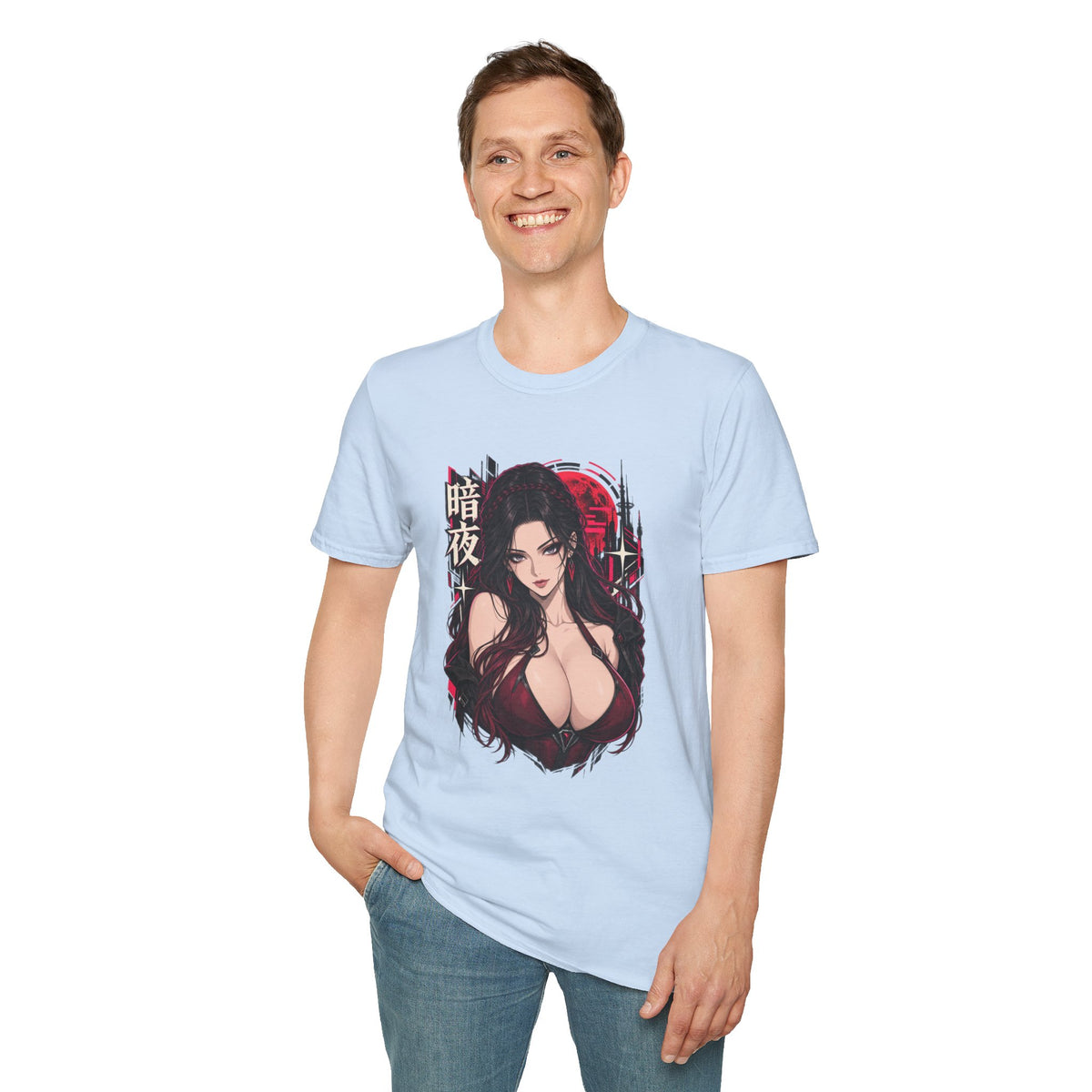 Noir | Sexy Anime Vampire Pin Up Girl | Waifu T-Shirt