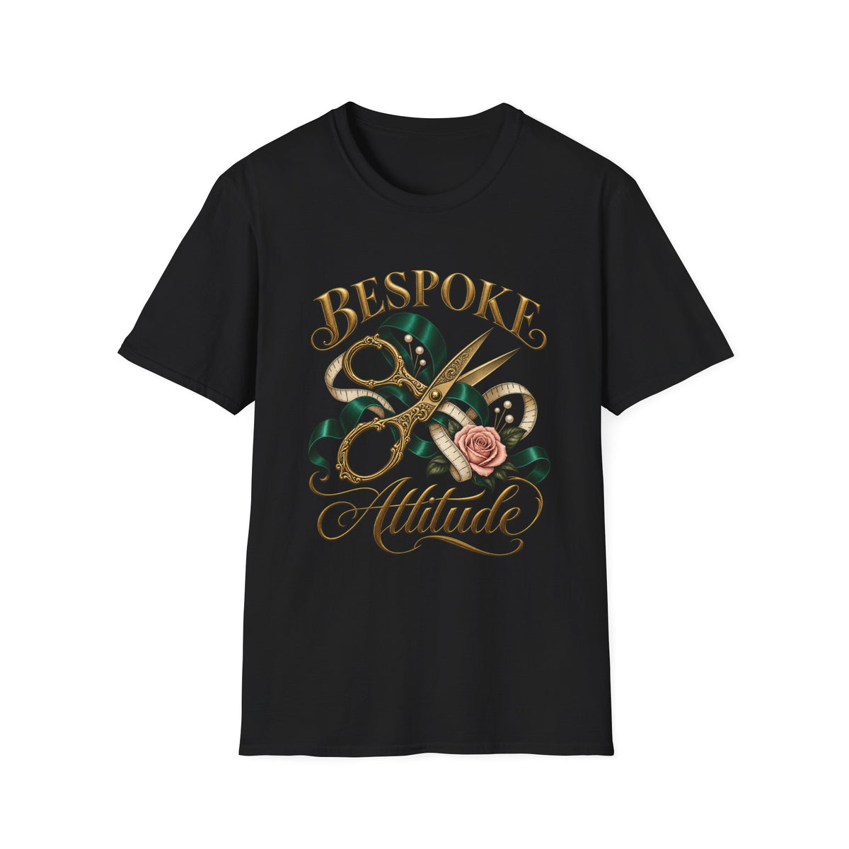 Bespoke Attitude | Vintage Scissors & Rose Tailor Tee