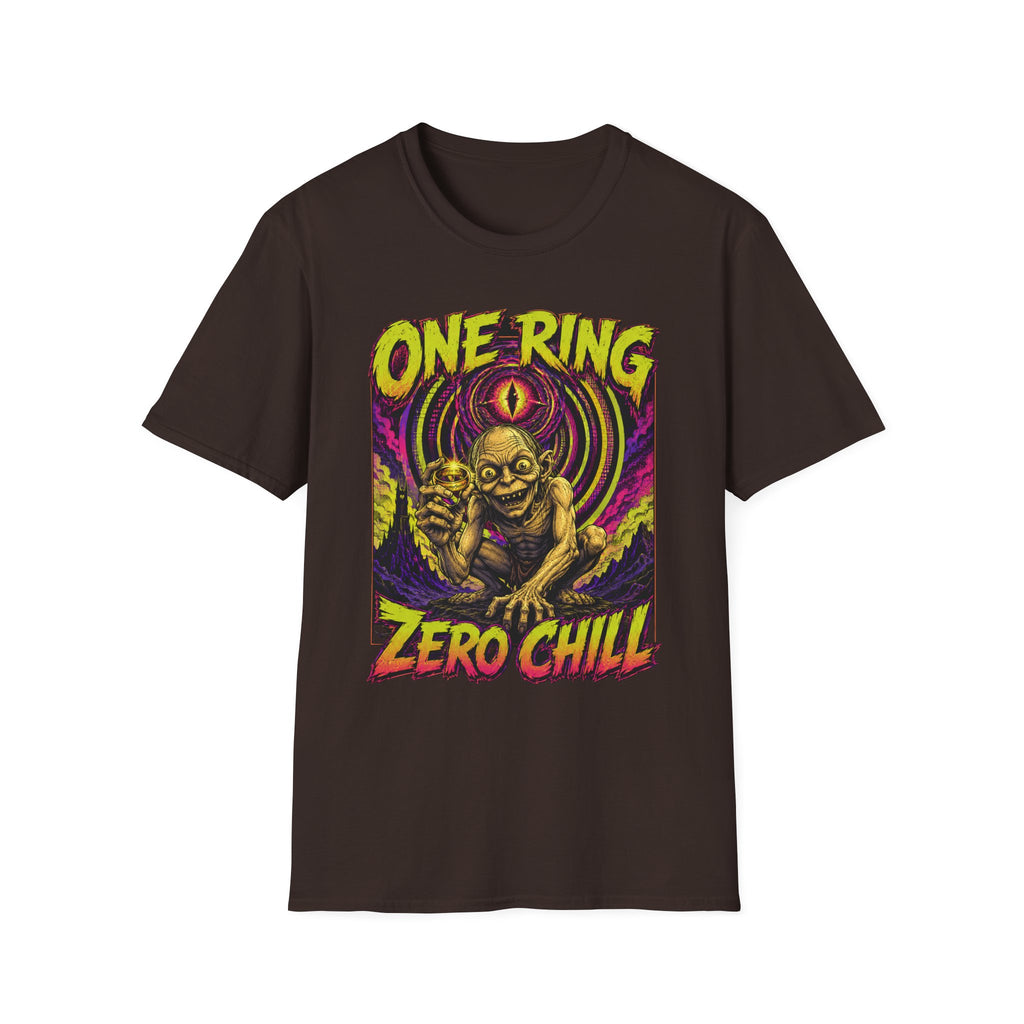 One Ring Zero Chill T-Shirt — Gollum Fantasy Horror Graphic Tee
