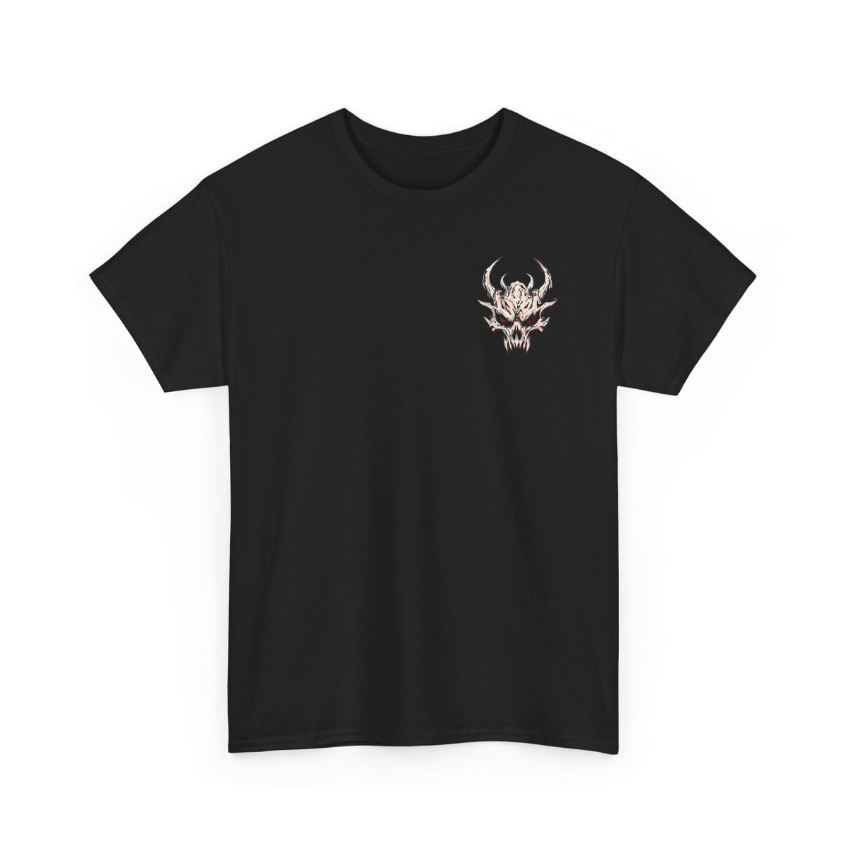 Vessel of Hatred — Gothic Skull & Flames Graphic T-Shirt