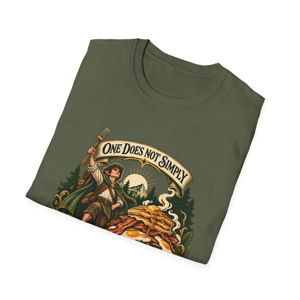 One Does Not Simply Skip Second Breakfast | Funny Hobbit Breakfast Graphic