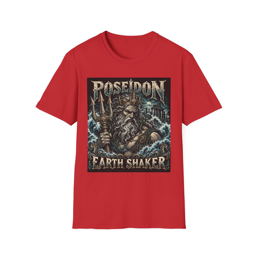 Poseidon Earth Shaker T-Shirt — Mythic Trident Ocean Graphic Tee