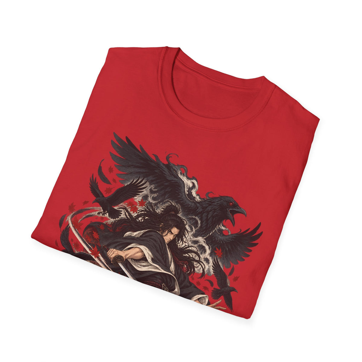 Raven Master | Japanese Samurai | Dark Fantasy T-Shirt