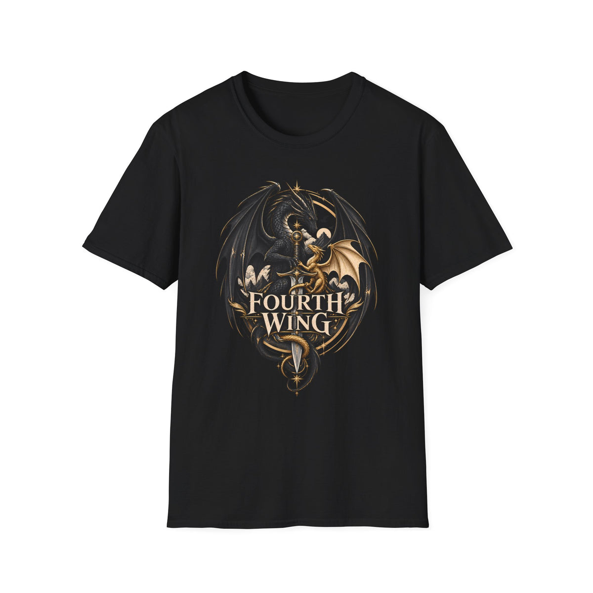 Fourth Wing | Book Inspired Dragon Logo | Fantasy Book T-Shirt