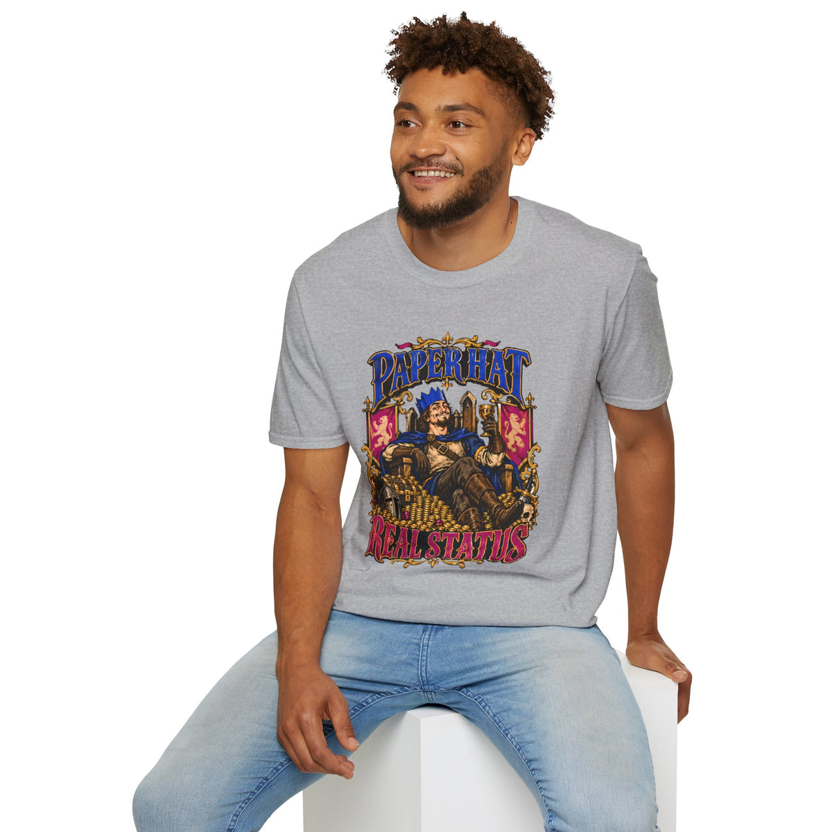 Blue Party Hat Tee OSRS / Runescape Inspired T-Shirt