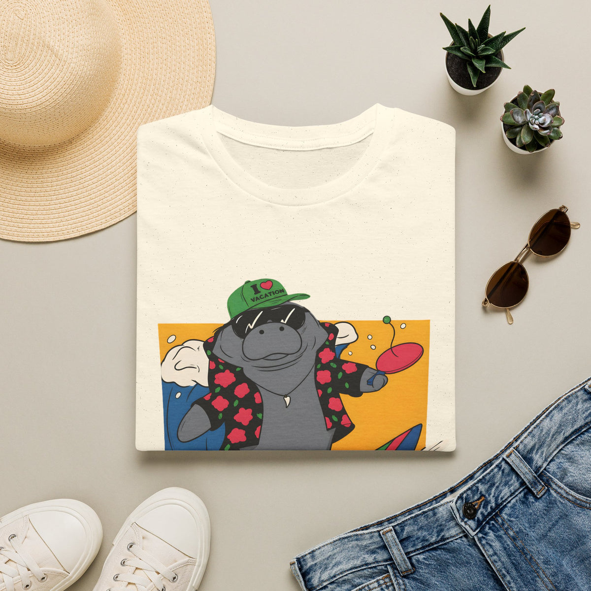 GTA 6 Inspired Jasons Summer Manatee T‑Shirt