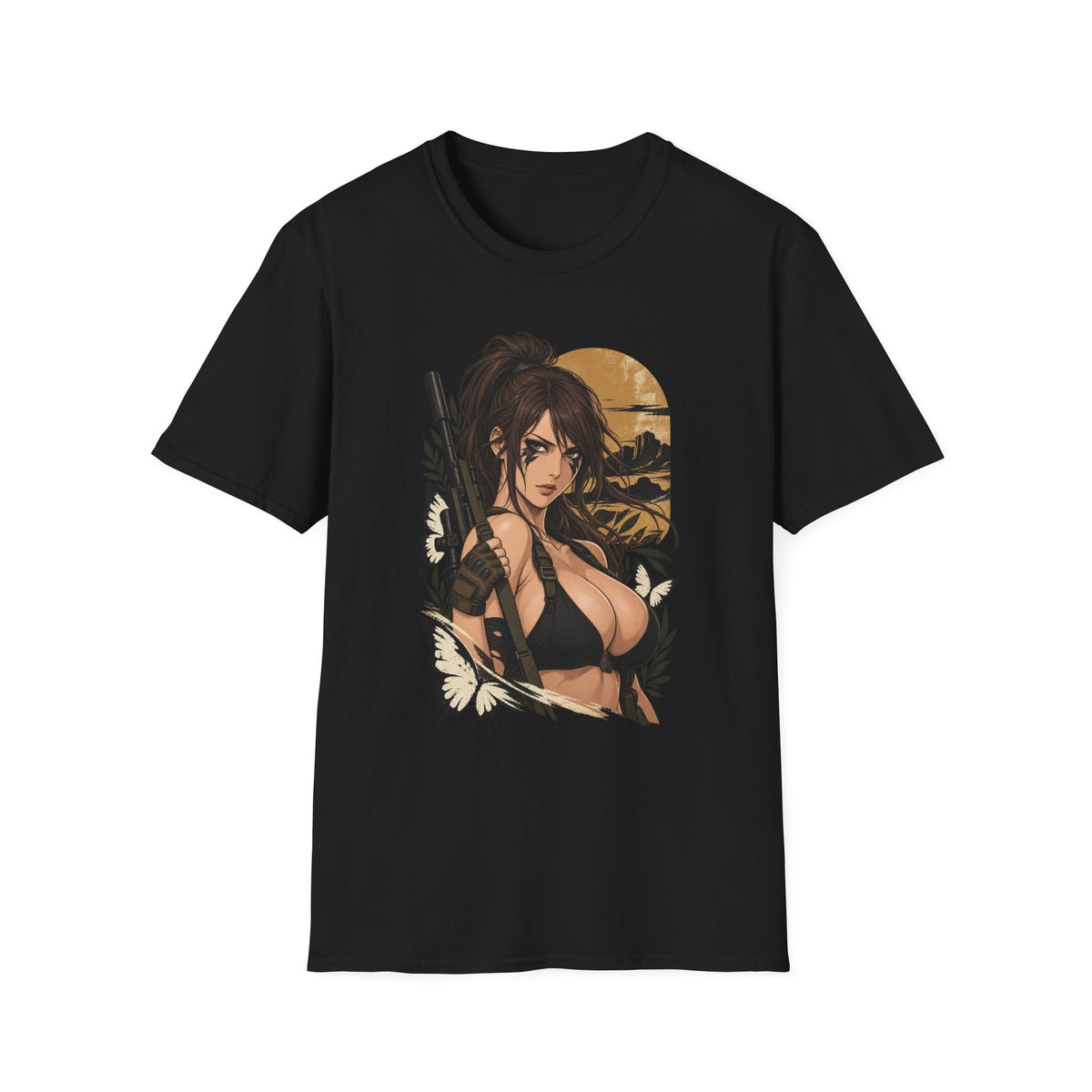 Quiet | Metal Gear | Anime Style Pin Up Gamer Girl T Shirt
