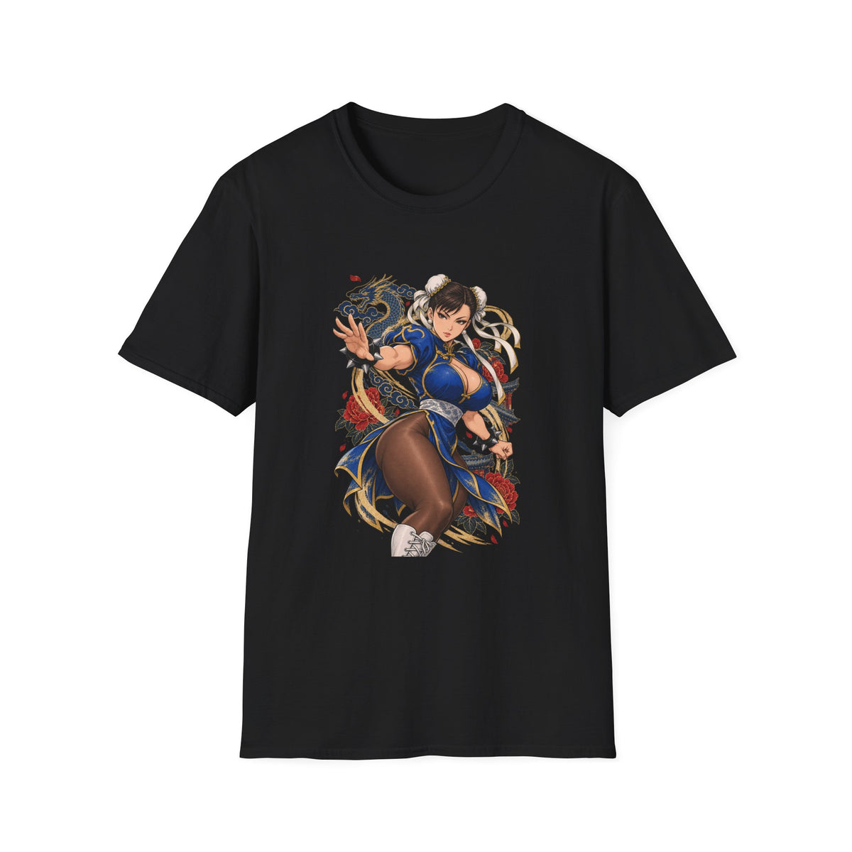 Chun Li | Street Fighter Videogame Fan Anime Pin Up Girl Graphic Shirt
