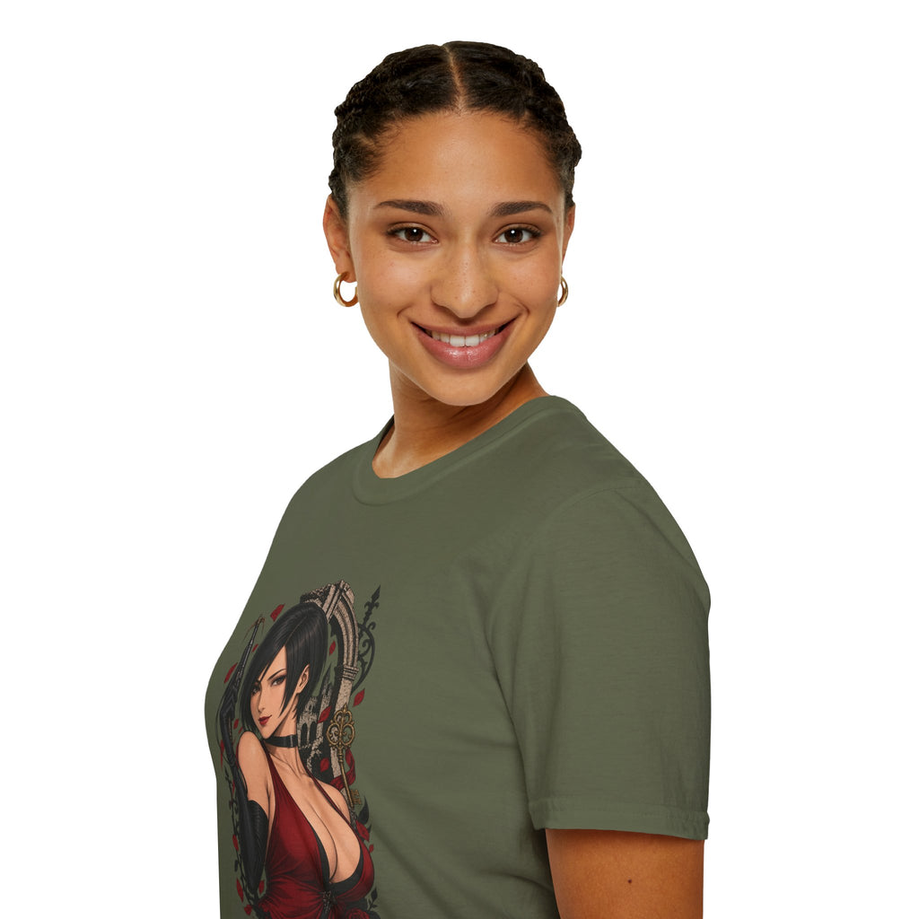 Ada Wong | Residsent Evil Gothic Anime Pin Up Girl T-Shirt