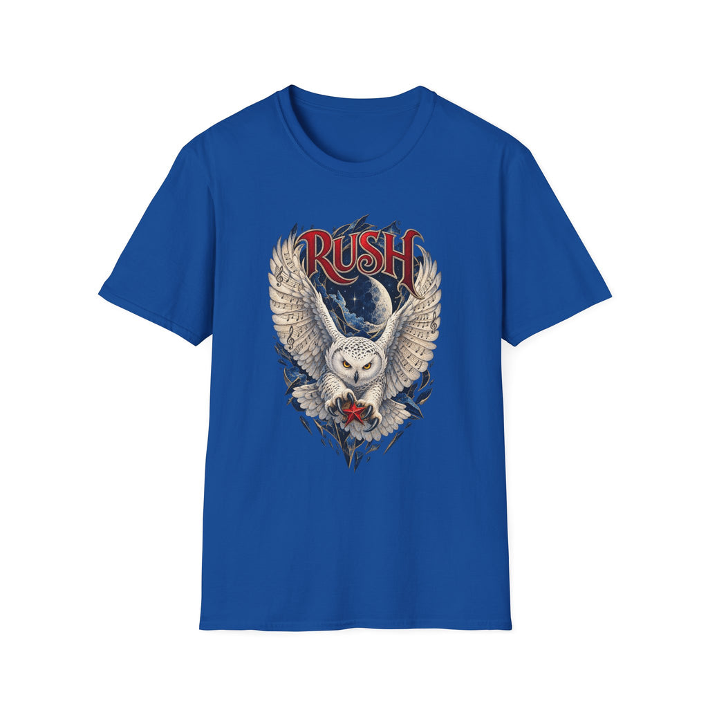 Rush | Fly by Night | Prog Rock | Owl Band Graphic T-Shirt