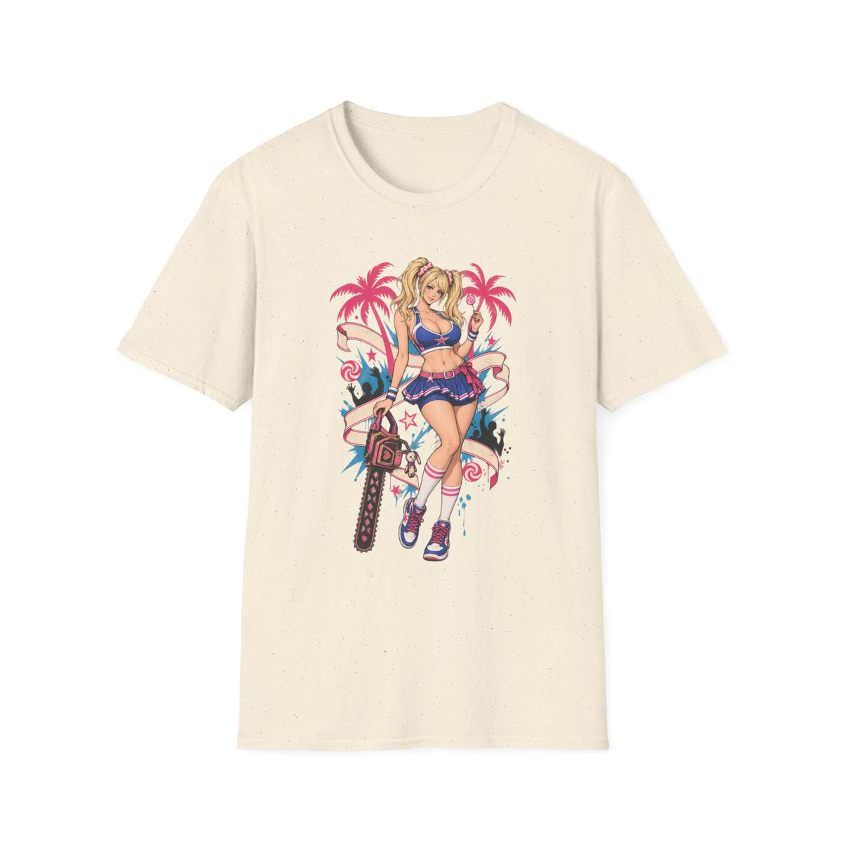 Juliet Starling | Lollipop Chainsaw | Retro Pin Up Girl | Beach Babe T-Shirt
