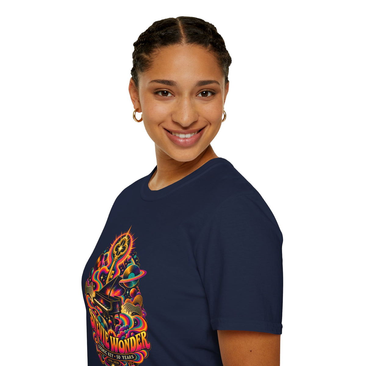 Stevie Wonder Psychedelic Key Songs In The Key of Life T-Shirt
