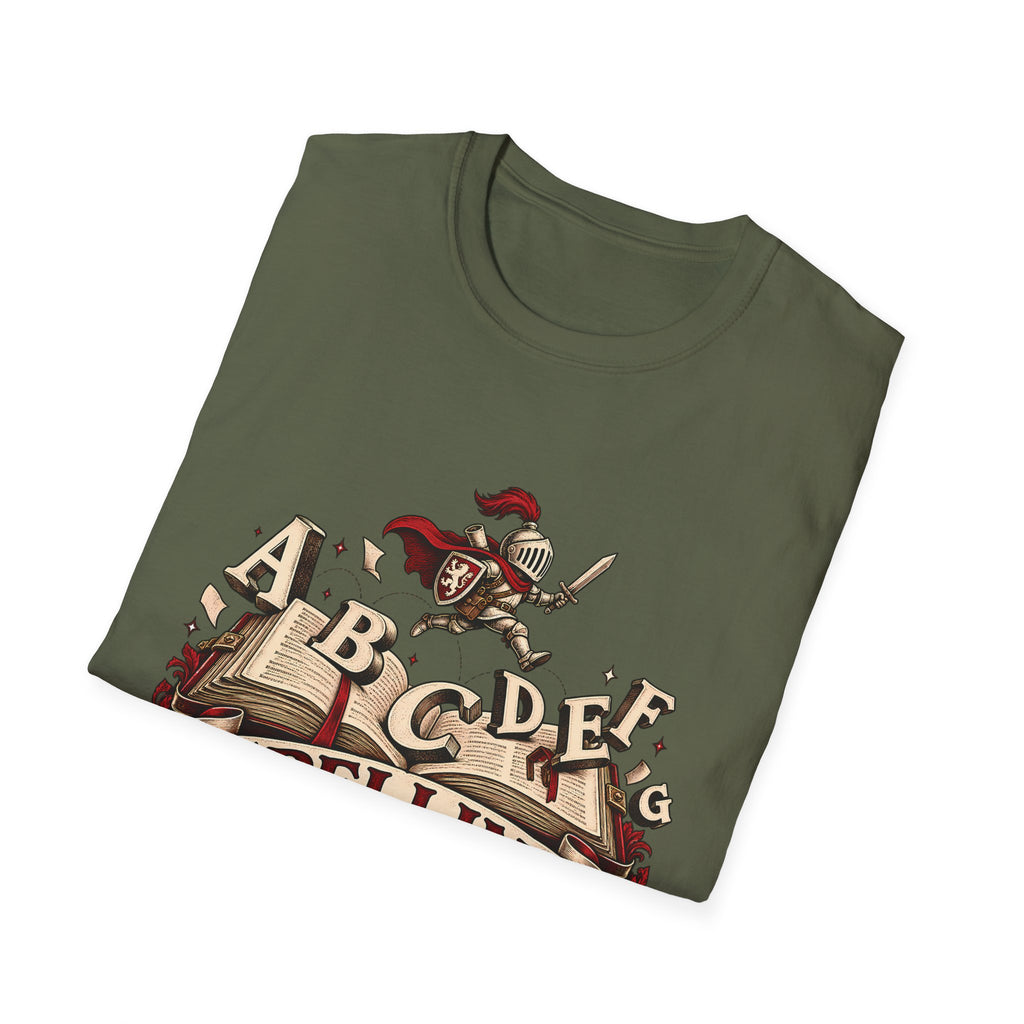 Spelling Is a Side Quest | Funny Spelling & Knight T Shirt