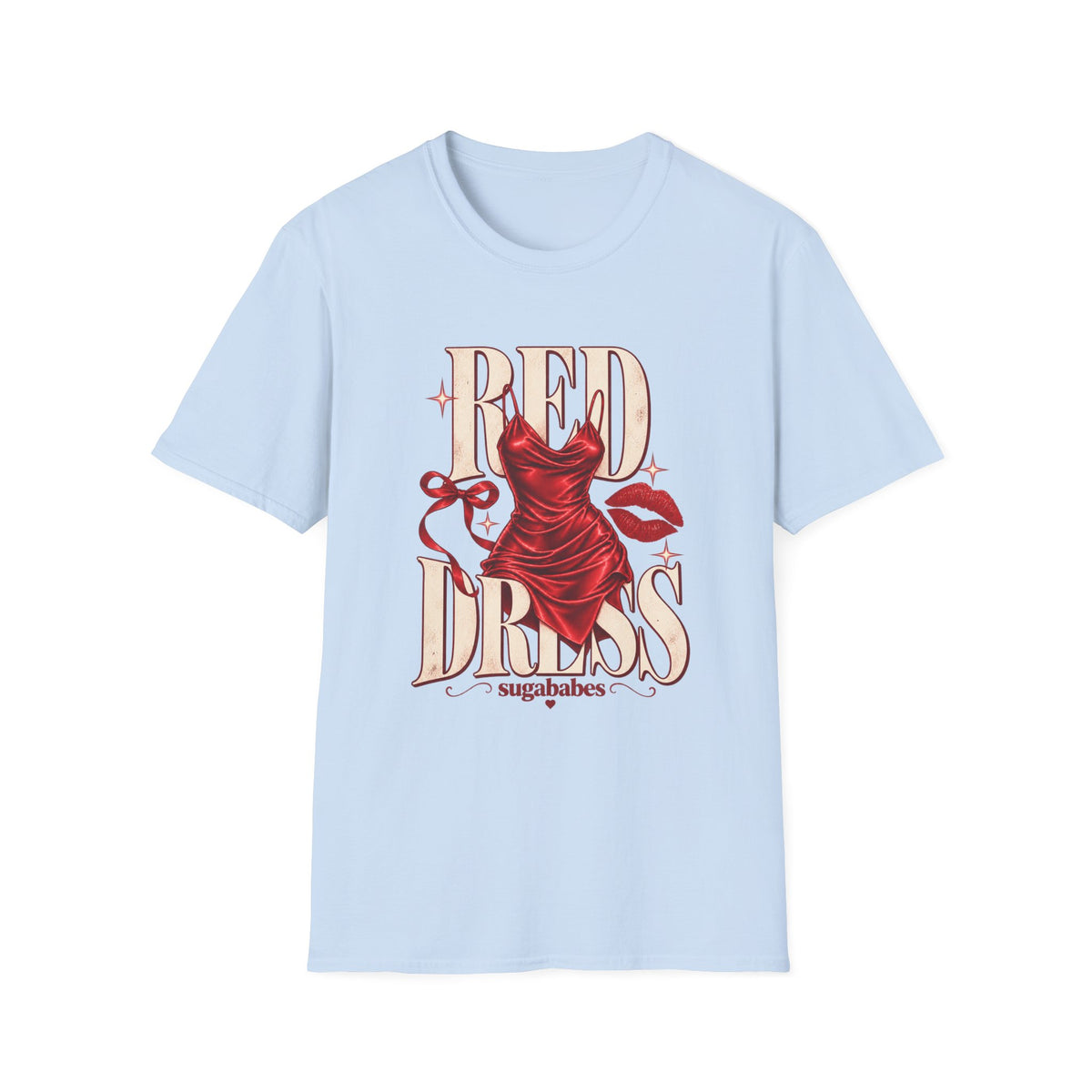 Red Dress | Sugababes Retro Pinup Graphic T Shirt