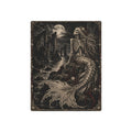 Metal Art Sign | Gothic Skeleton Mermaid | Occult Wall Art