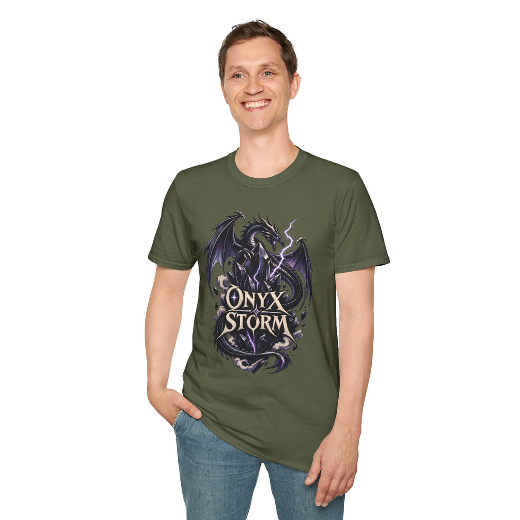 Onyx Storm | Fantasy Book Readers Dragon T-Shirt