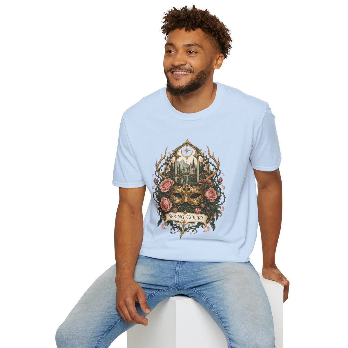 Spring Court | ACOTAR Book Floral Masquerade T-Shirt