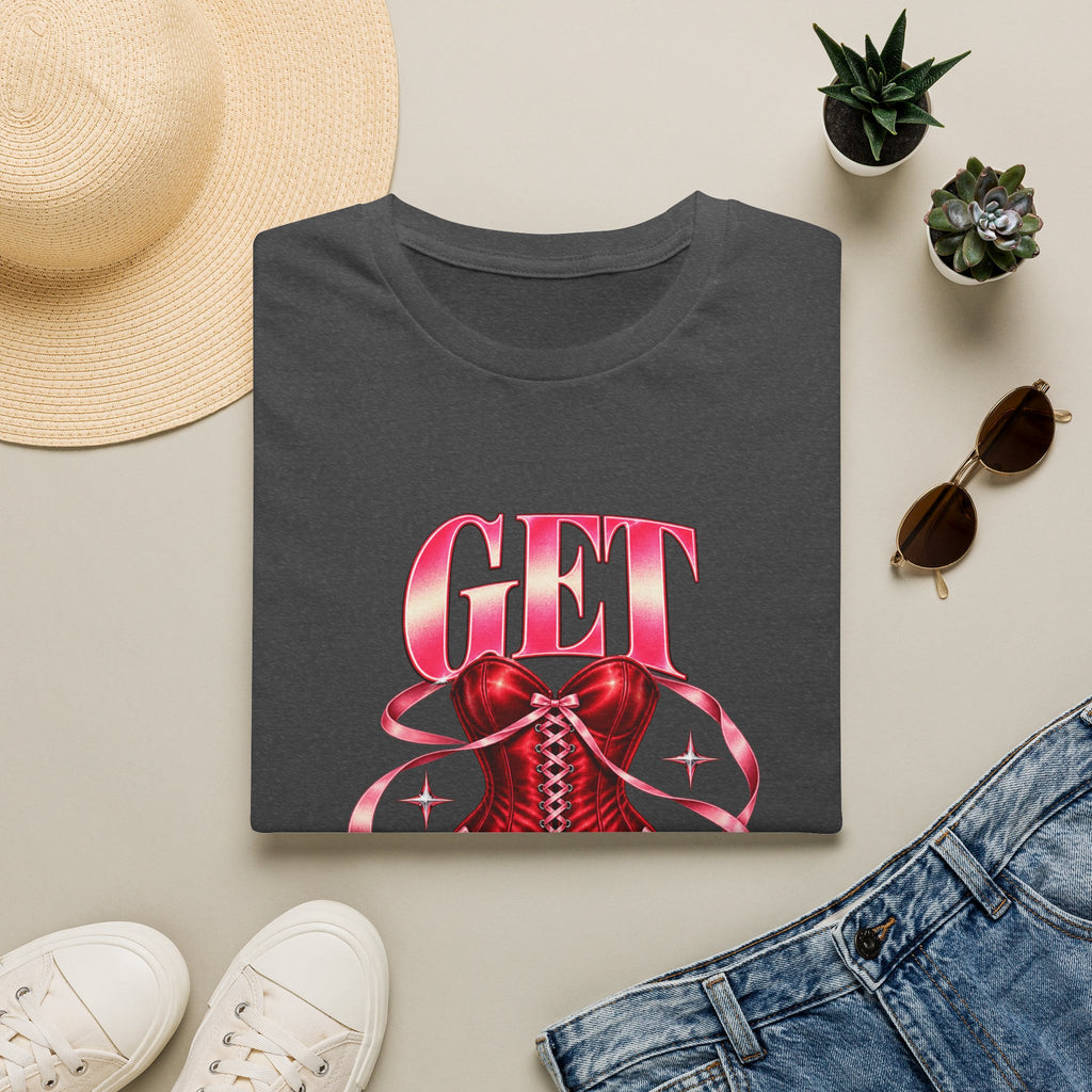 Get Sexy | Sugababes | Corset Retro Pink Y2K Vibe Graphic T Shirt
