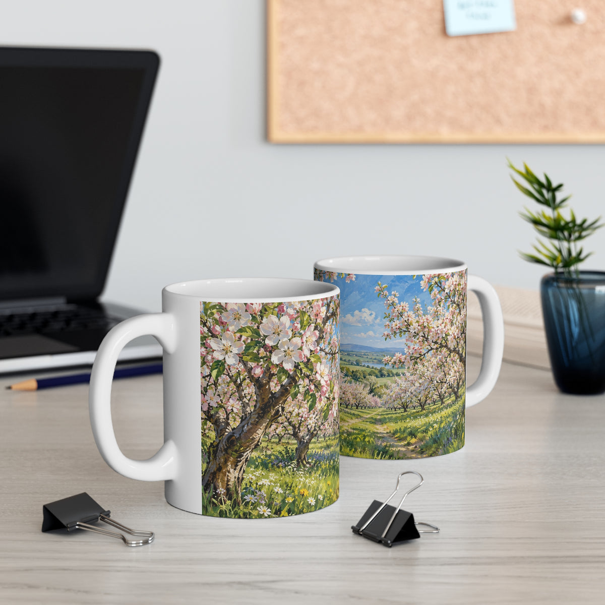 Orchard In Blossom | Classic Art Coffee Mug Gift (11oz)