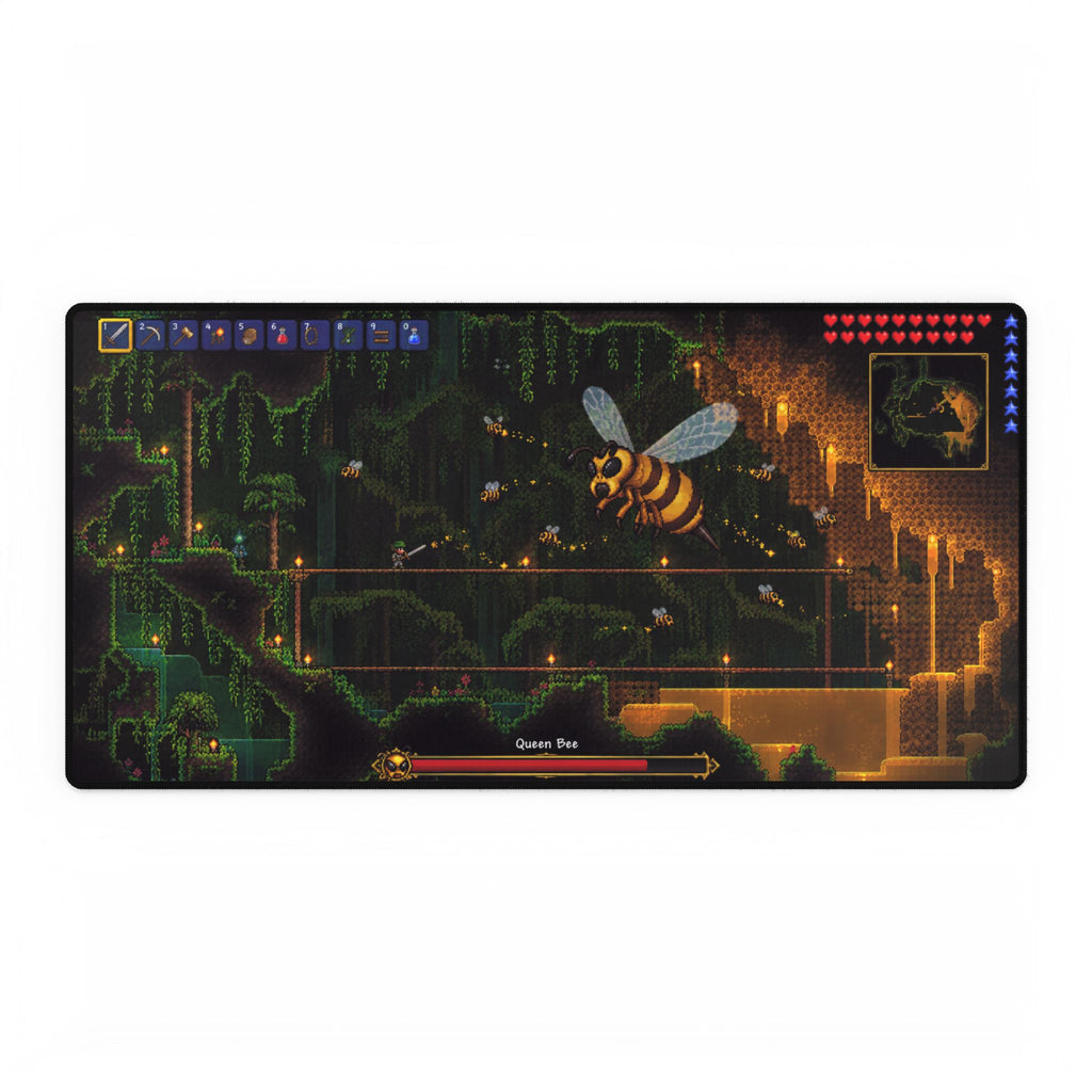 Terraria Desk Mat | Bee Boss Fight Mouse Pad