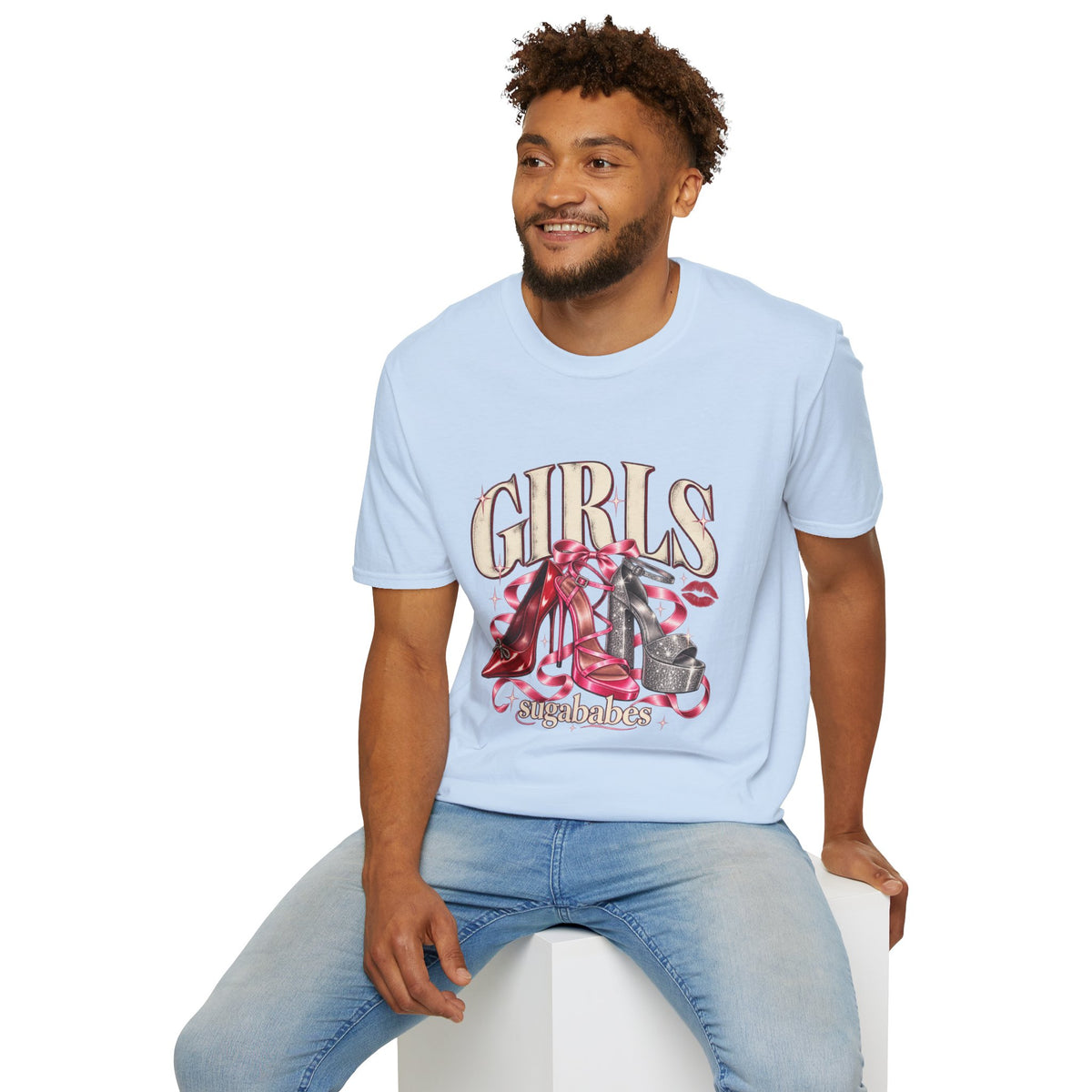 Sugababes |  Red Heels & Ribbons | Girls Night T Shirt