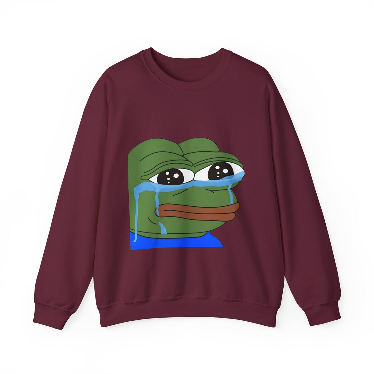 Crying Pepe Graphic Sweatshirt