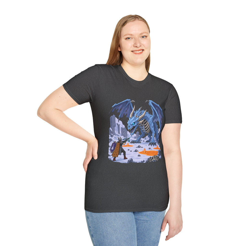 Vorkath Blue Ice Dragon T-Shirt - Fantasy Dragon Graphic Tee