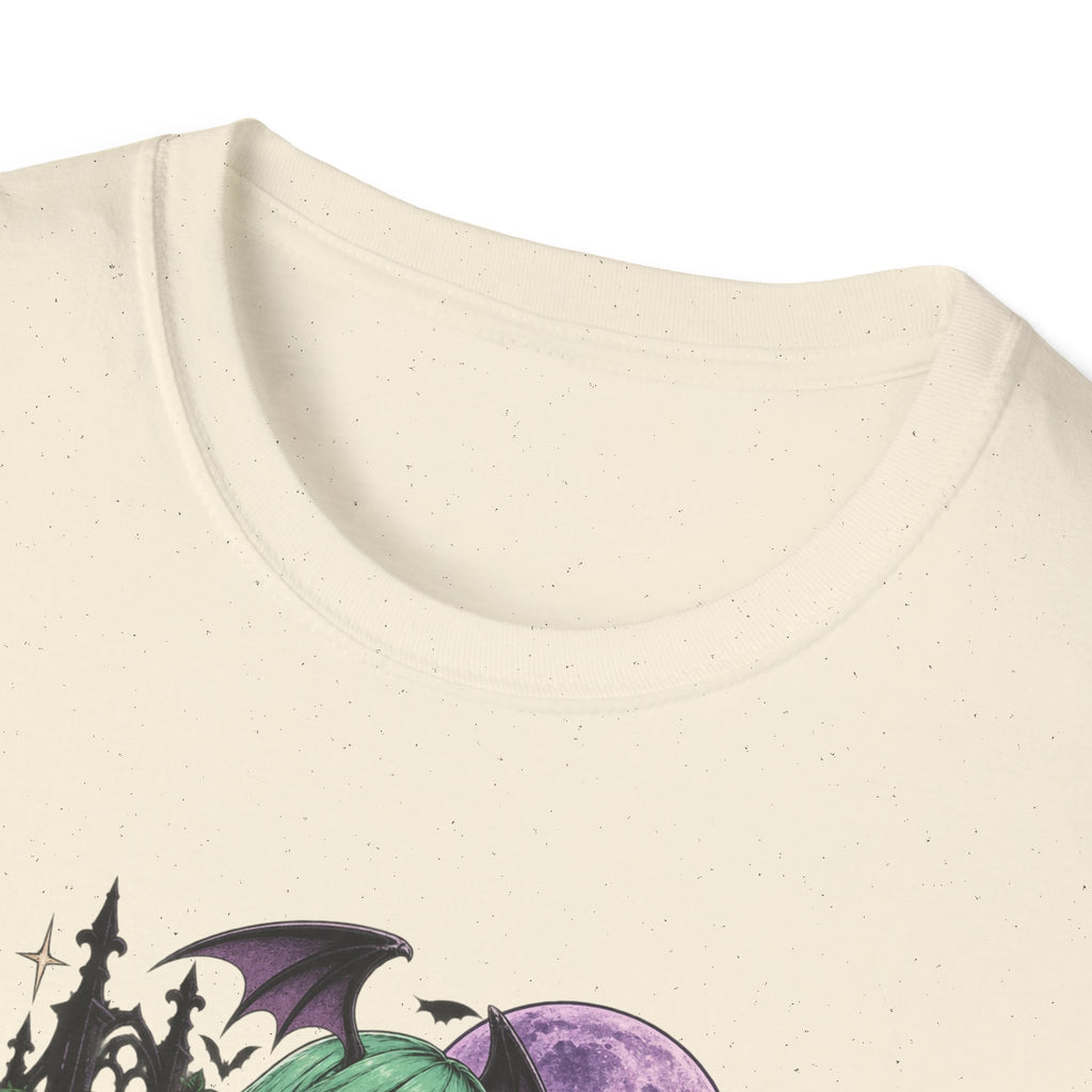 Morrigan | Sexy Succubus Pin Up Girl | Gothic Sorceress Halloween Gamer T-Shirt