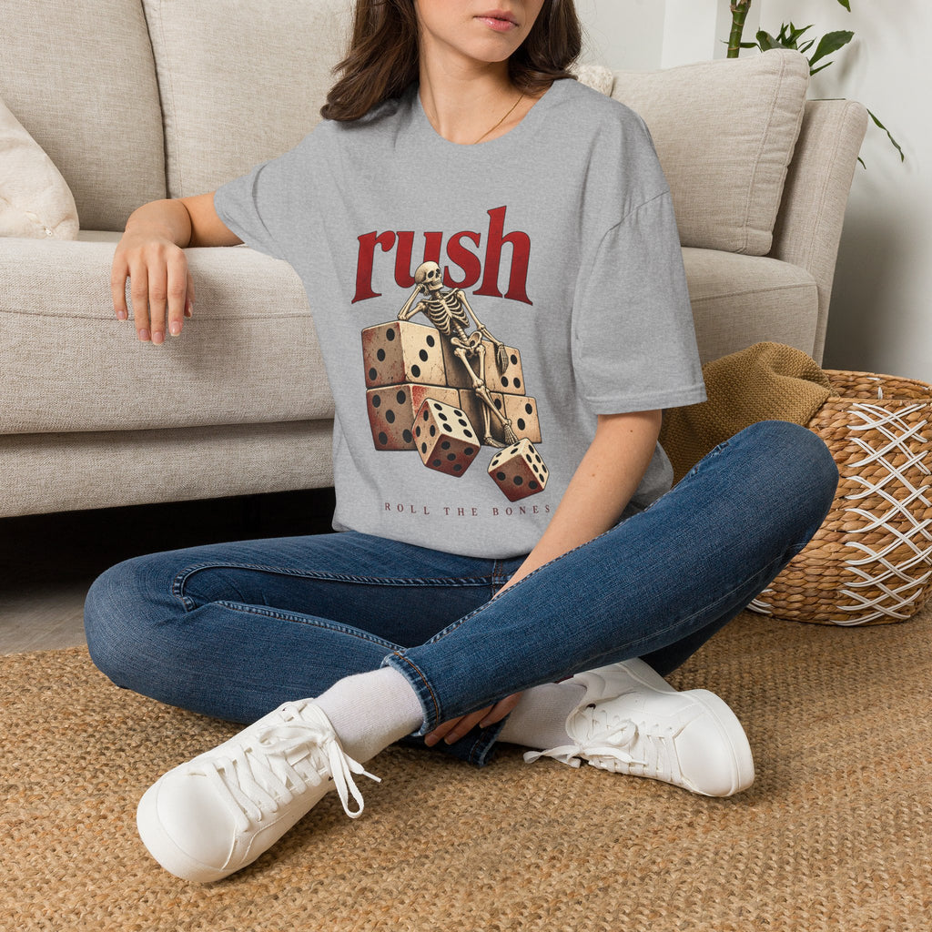 Rush | Roll the Bones | Dice Skeleton Prog Band T-Shirt